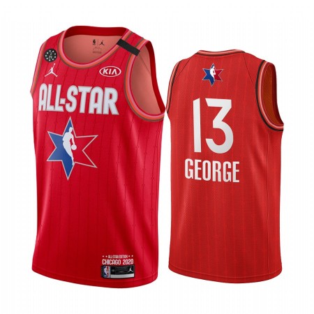 Män Los Angeles Clippers Tröja Paul George 13 2020 All-Star Jordan Brand Röd Swingman